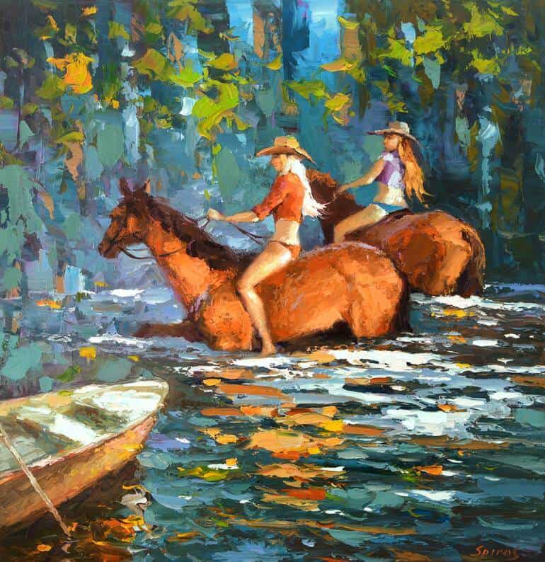 Origin of oil paintings