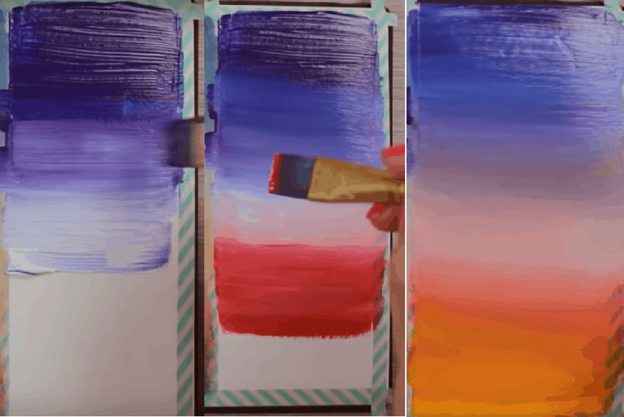 easy acrylic paintings for beginners