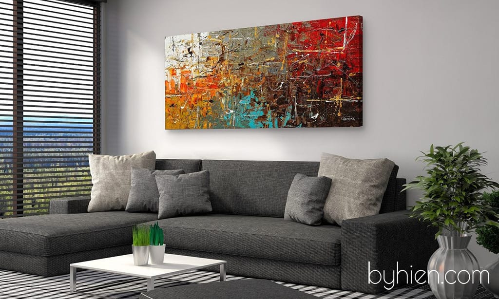 Top 5 The Most Beautiful Abstract, Cool Paintings For Living Room