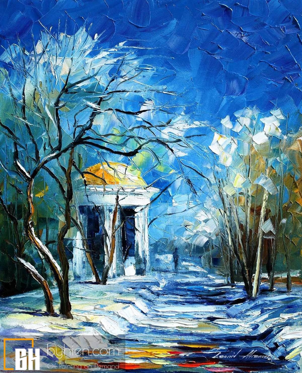 Oil Painting Winter Landscape Top 7, Abstract Winter Landscape Paintings