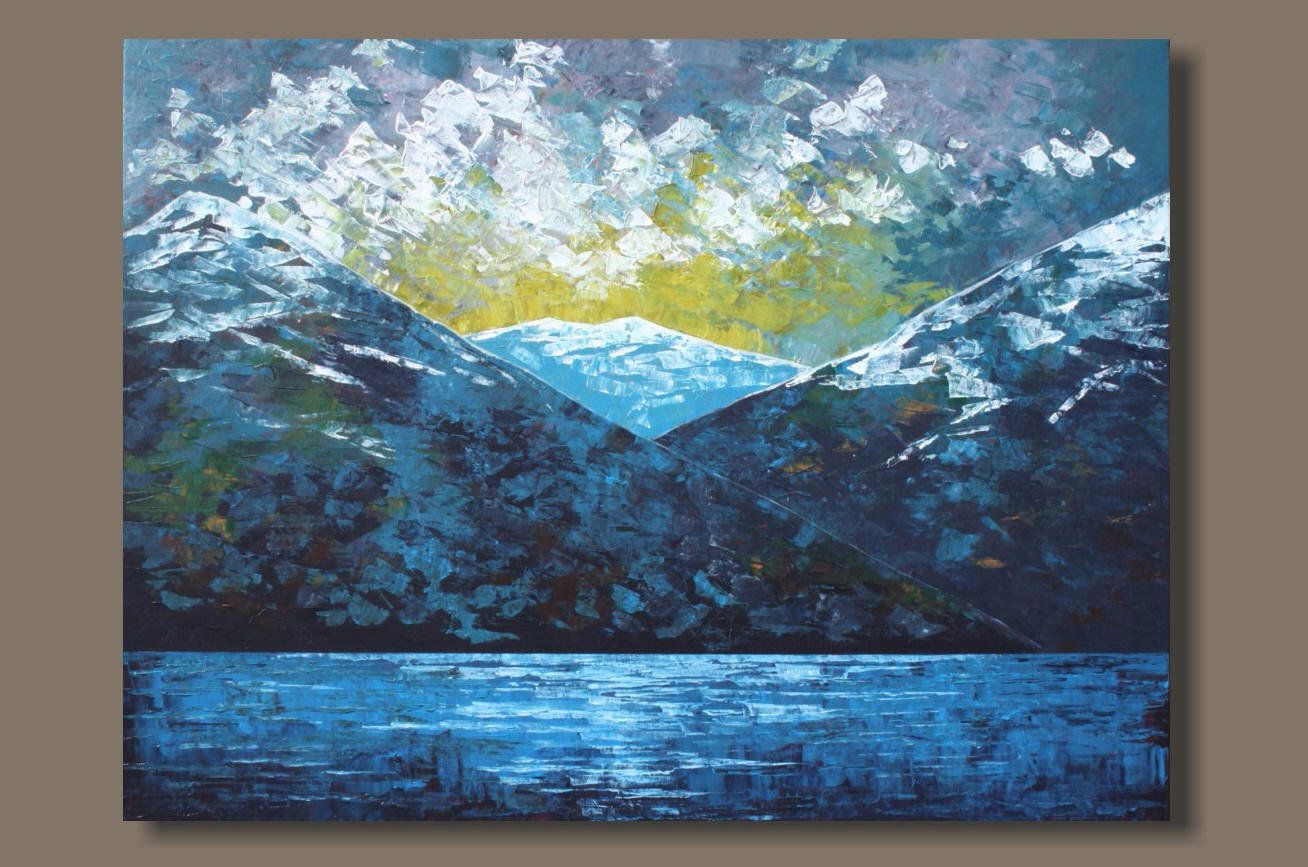 abstract mountain painting-6