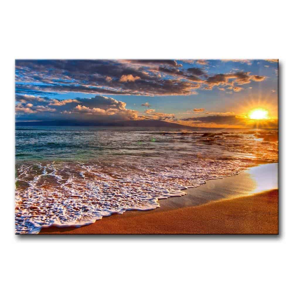 sunset landscape painting-6