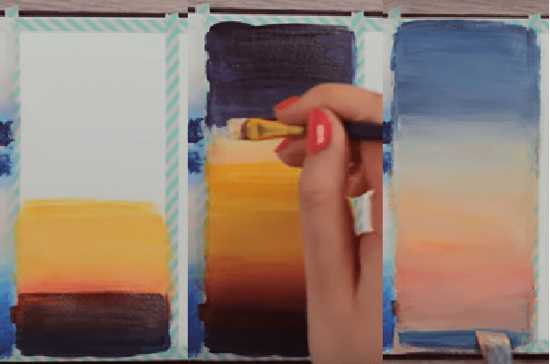 The background of the second picture is finished